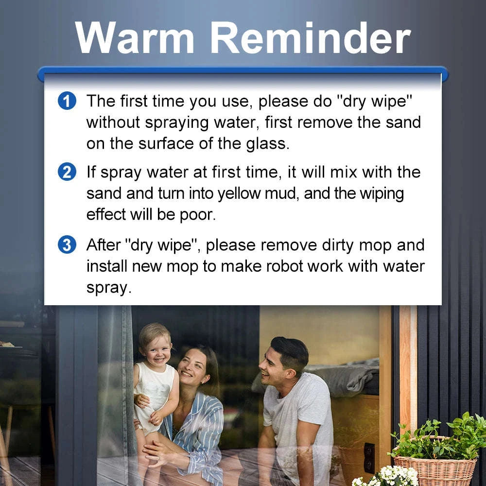 Robot Window Cleaner ABIR WD8 with Dual Spray and Smart Navigation-spain / Yes