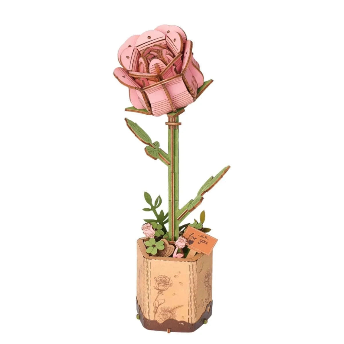 Robotime 3D Wooden Puzzle Flowers Bouquet Craft Kit-TW071 / UNITED KINGDOM