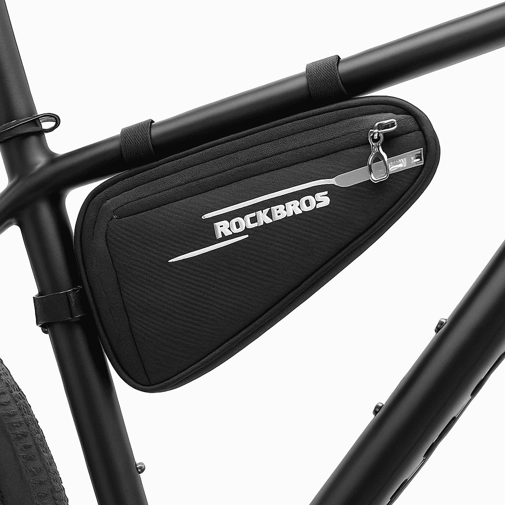 ROCKBROS 1.2L Bike Frame Triangle Bag Rainproof Reflective-B75 / one size