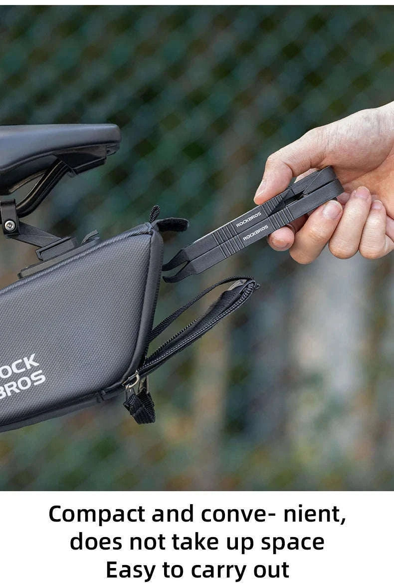 ROCKBROS Bicycle Multi-Tool Kit with Ratchet Wrench & Tire Levers-Default Title