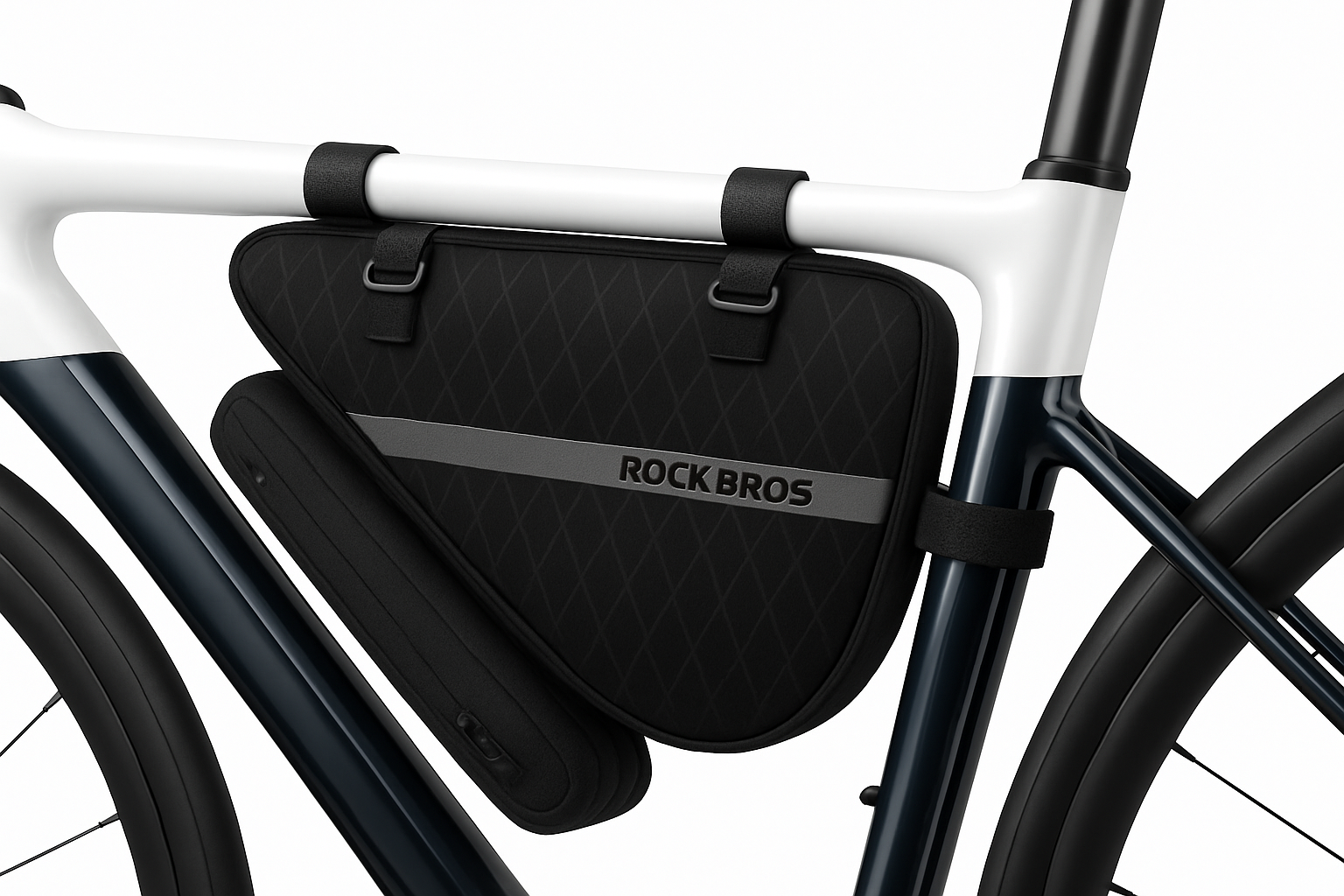 Waterproof Bicycle Triangle Bag 2-in-1 Detachable Bike Storage Pack