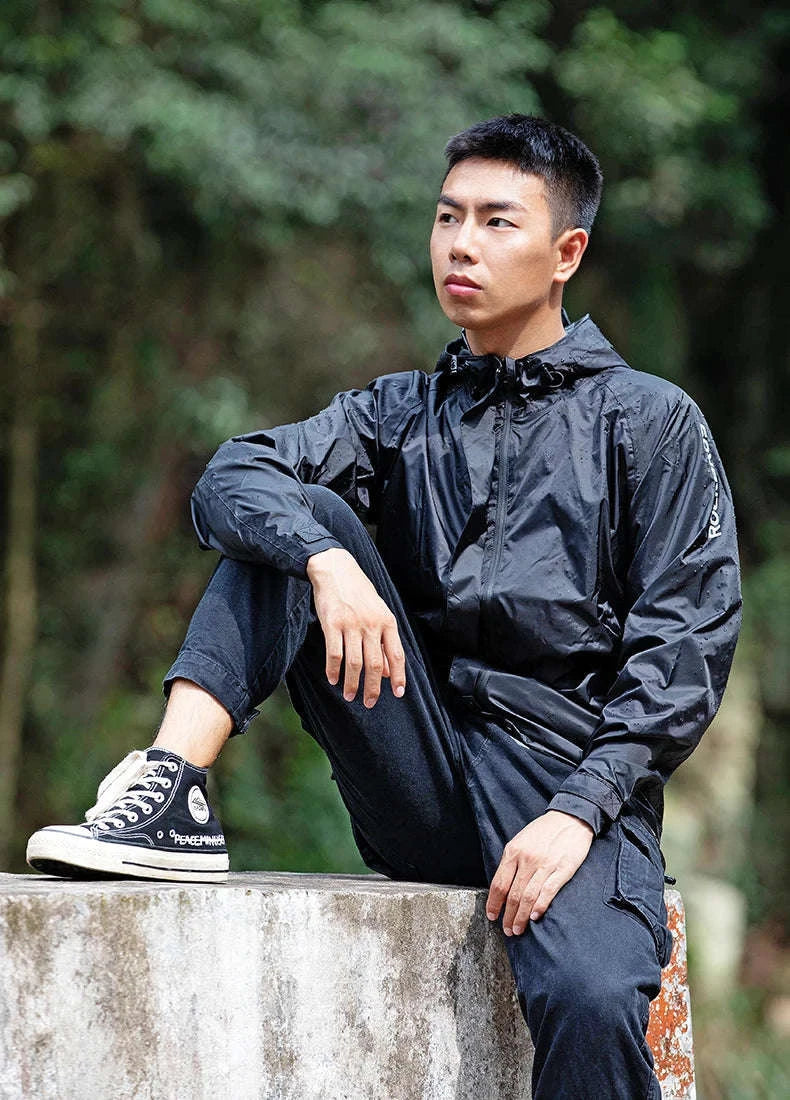 ROCKBROS Cycling Waterproof Jacket-YPY013BK / EUR-M / Poland