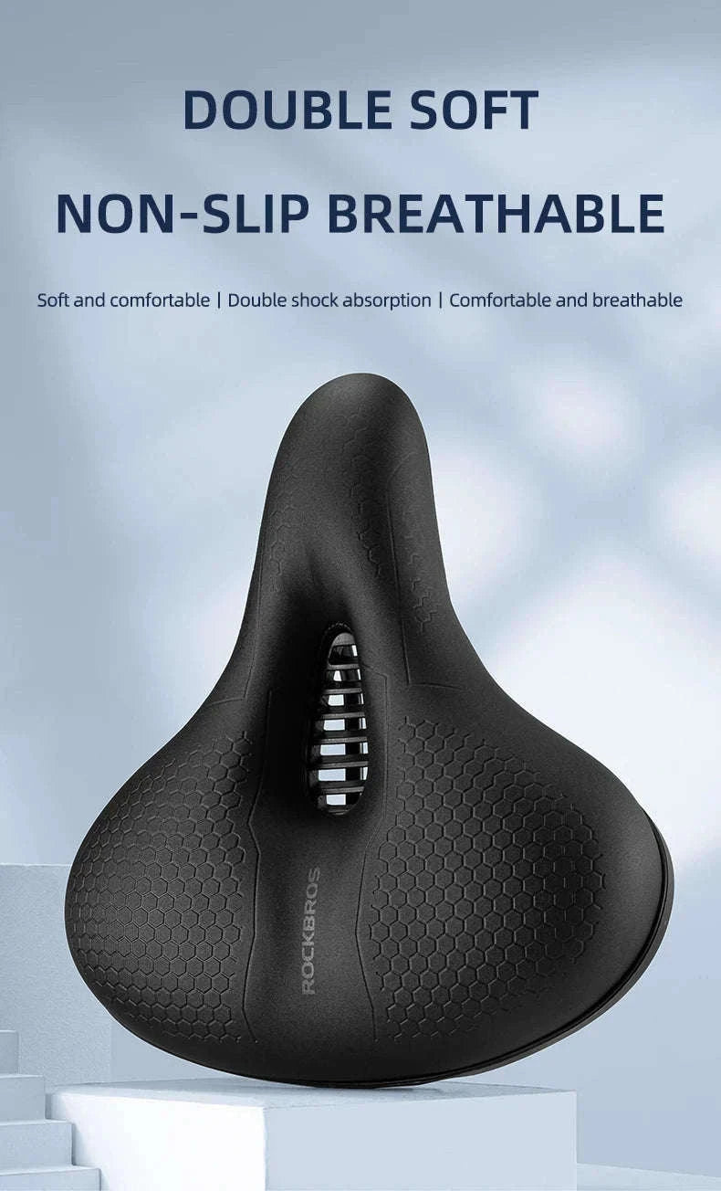 ROCKBROS Hollow Bike Saddle Breathable Shock Absorbing Cycling Seat-38210012001