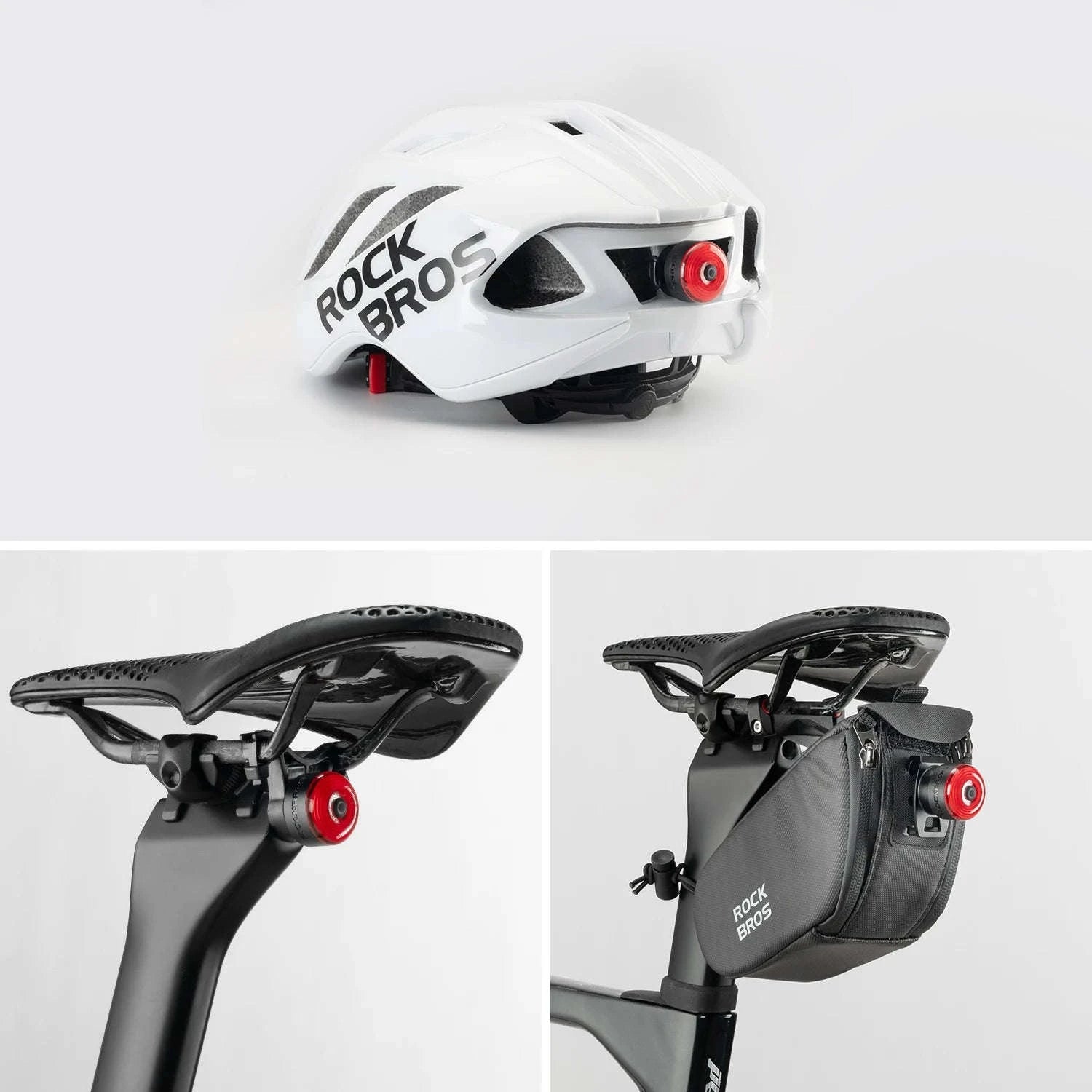 ROCKBROS Smart Bike Tail Light with Brake Sensing & Solar Power-24120010001