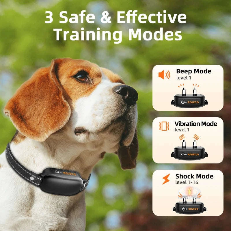 ROJECO Electric Dog Training Collar with Remote Control-TC028 1 Collar