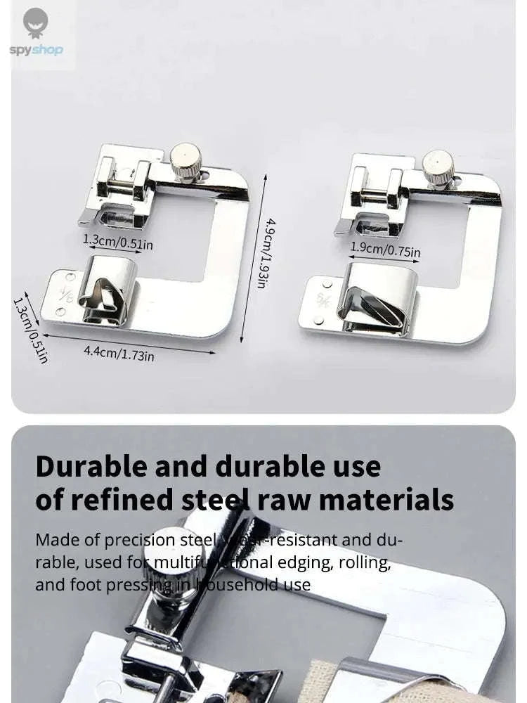 Rolled Hem Foot Set – Multi‑Size Sewing Machine Feet for Smooth, Professional Hems-Hem Feet 13mm G556A