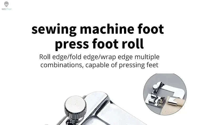 Rolled Hem Foot Set with 4 Sizes for Clean, Neat Hems-Hem Feet 13mm G556A