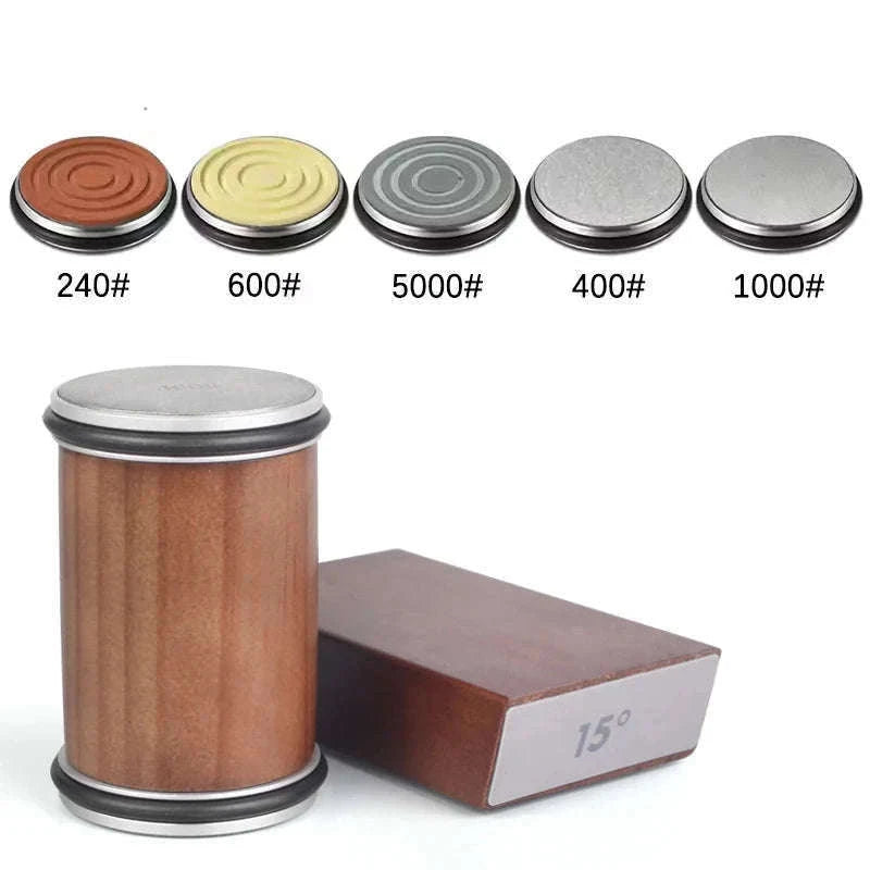 Rolling Knife Sharpener Kit for 15° and 20° Knife Edges-W Set / Ship With24h
