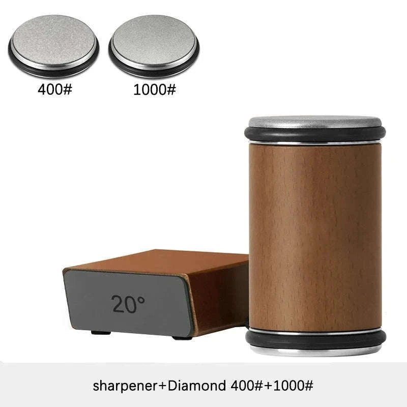 Rolling Knife Sharpener with Dual Angle Guide and Diamond Stones-H Set / Ship With 24H / China Mainland
