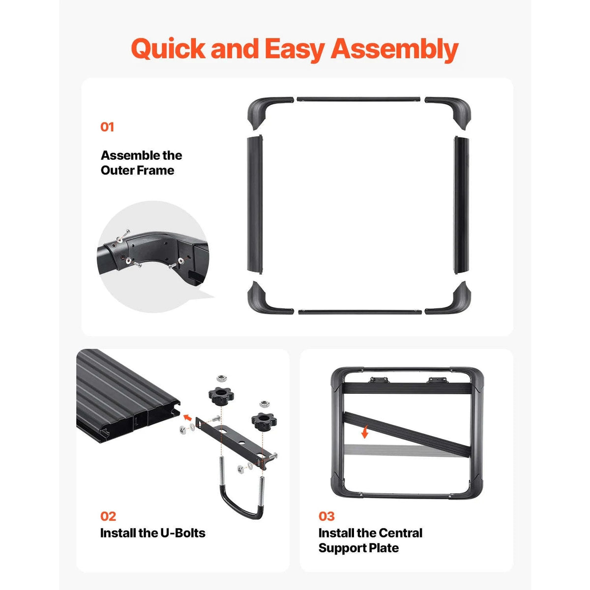 Roof Rack Cargo Carrier 48 x 40 x 5.6 in Universal Rooftop Cargo Basket-48x40x5.6 / United Kingdom
