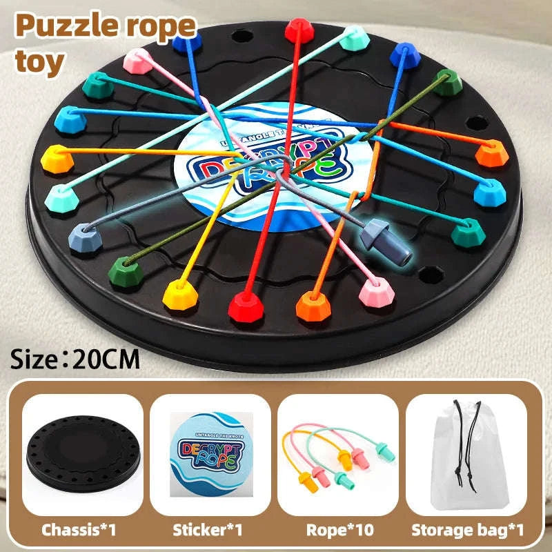 Rope Puzzle Game Challenge Knots & Logic-20CM