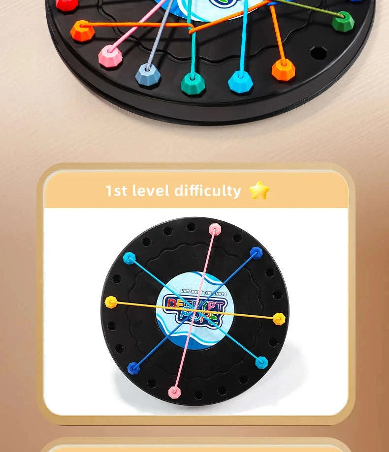 Rope Puzzle Game Challenge Knots & Logic-20CM