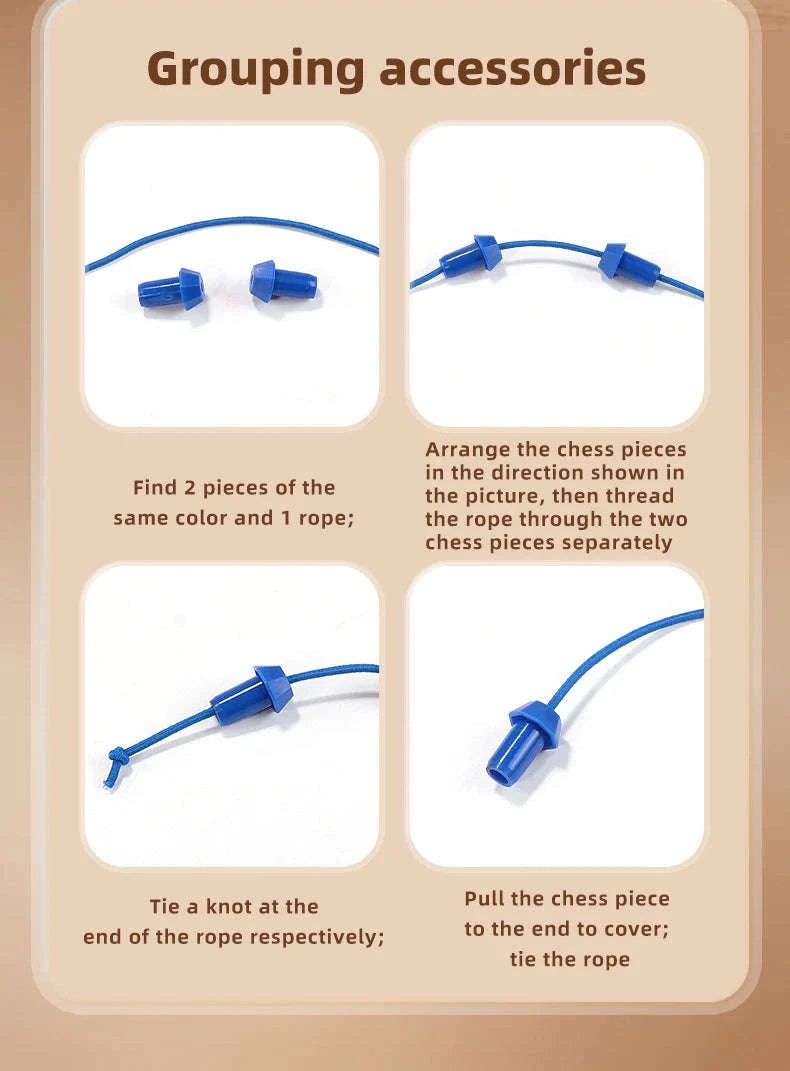Rope Puzzle Game Challenge Knots & Logic-20CM