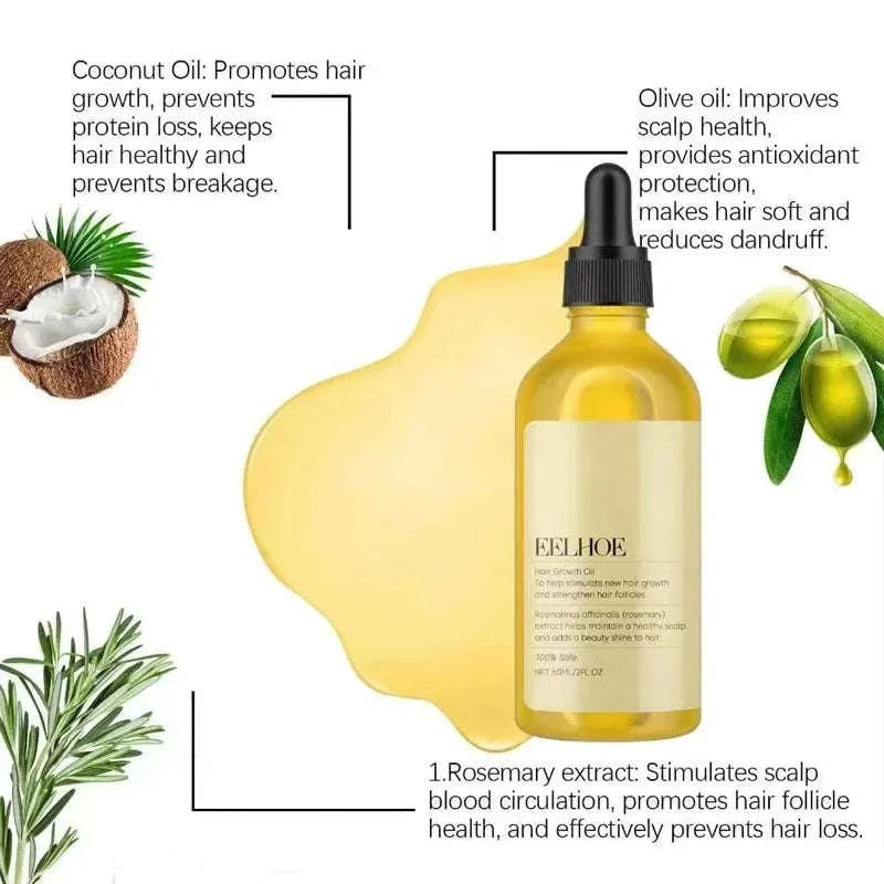 Rosemary Hair Growth Oil-60ml Boxed