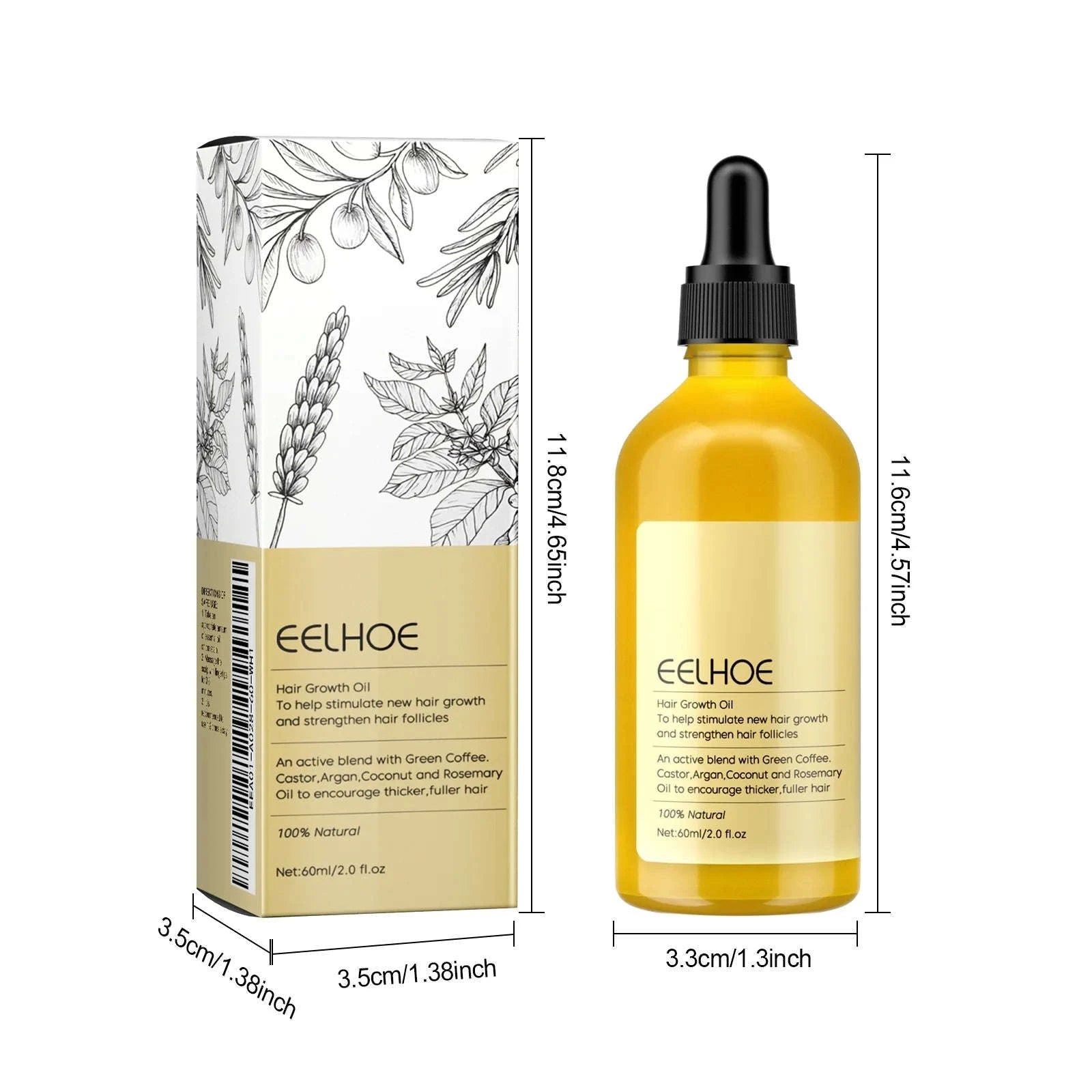 Rosemary Hair Growth Oil-60ml Boxed