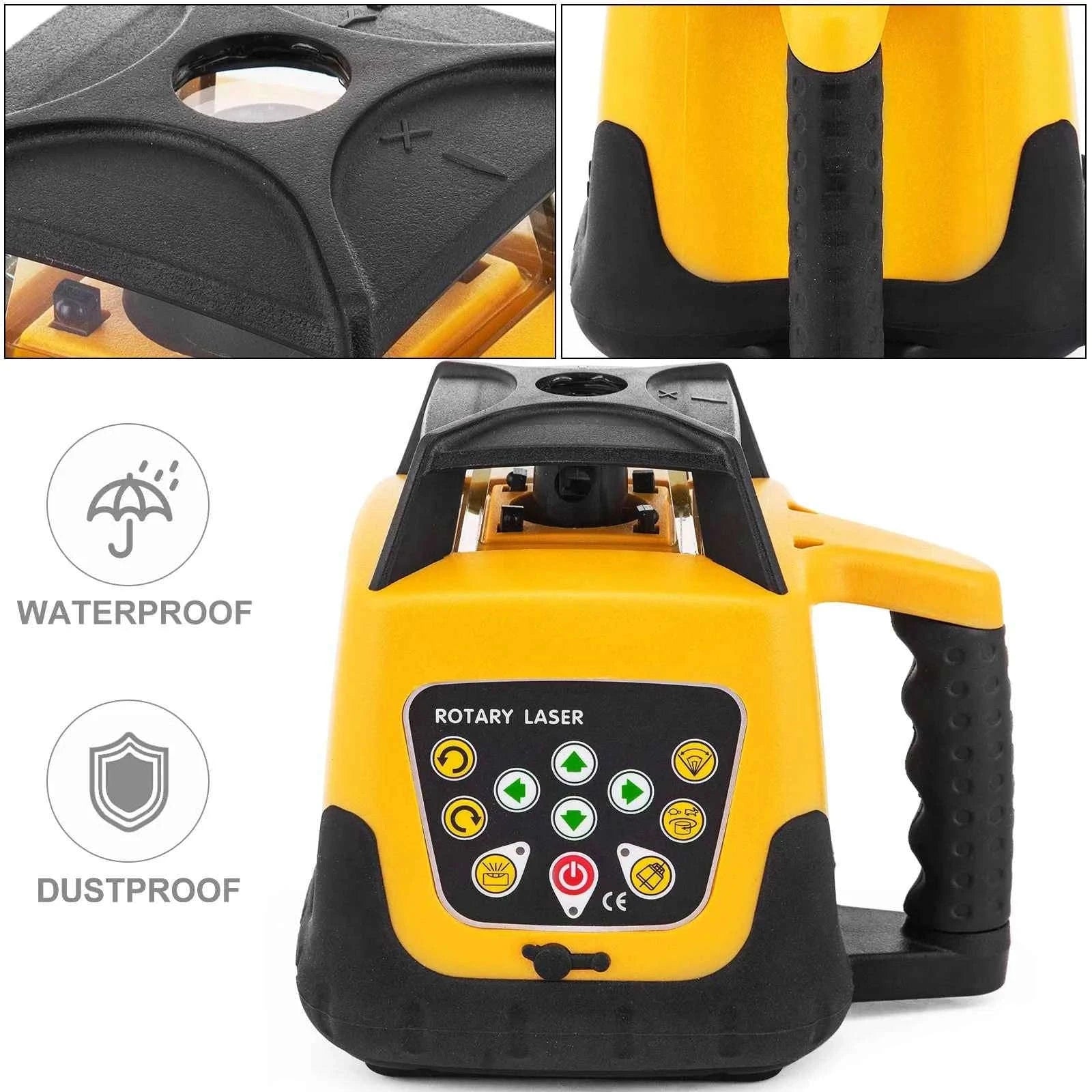 Rotary Laser Level Kit with Tripod and Staff-Poland / Red Beam 2