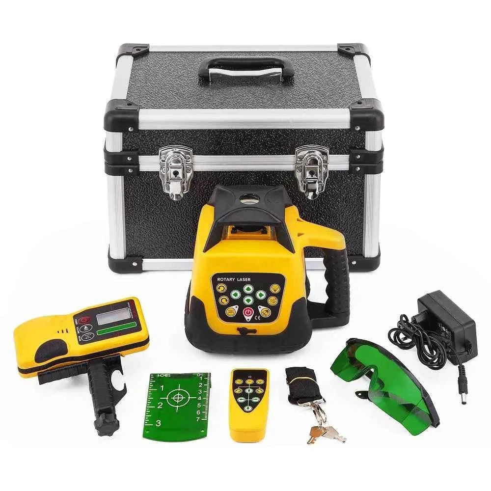 Rotary Laser Level Kit with Tripod and Staff-Poland / Red Beam 2