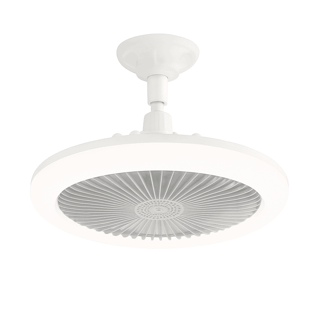 Rotatable 3-in-1 Ceiling Fan with Remote Control Light-E27 White