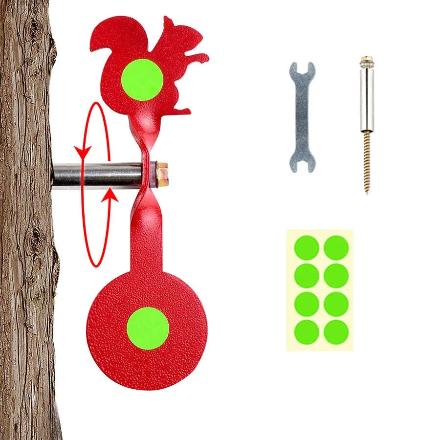 Rotating Stainless Steel Shooting Target for Slingshot & Air Gun-Bird target