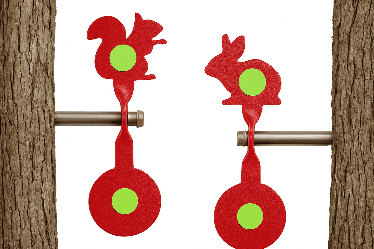 Rotating Stainless Steel Shooting Target for Slingshot & Air Gun-Bird target