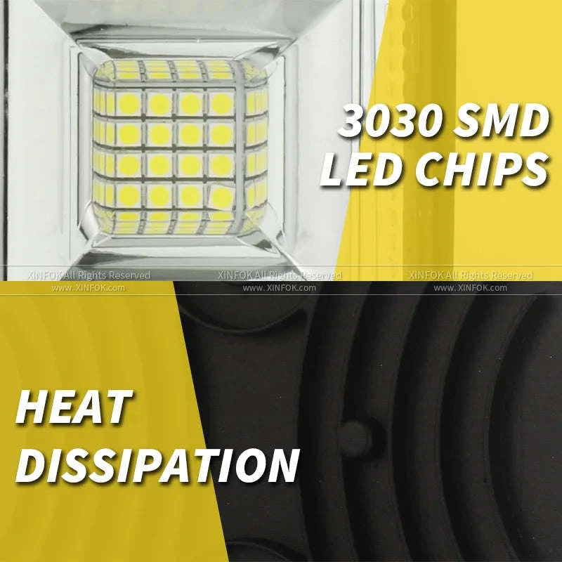 Round 12V 24V LED Work Light for Tractor and Off-Road Vehicles-1PC / China Mainland