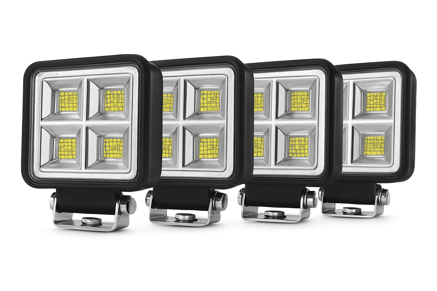 Round 12V 24V LED Work Light for Tractor and Off-Road Vehicles-1PC / China Mainland