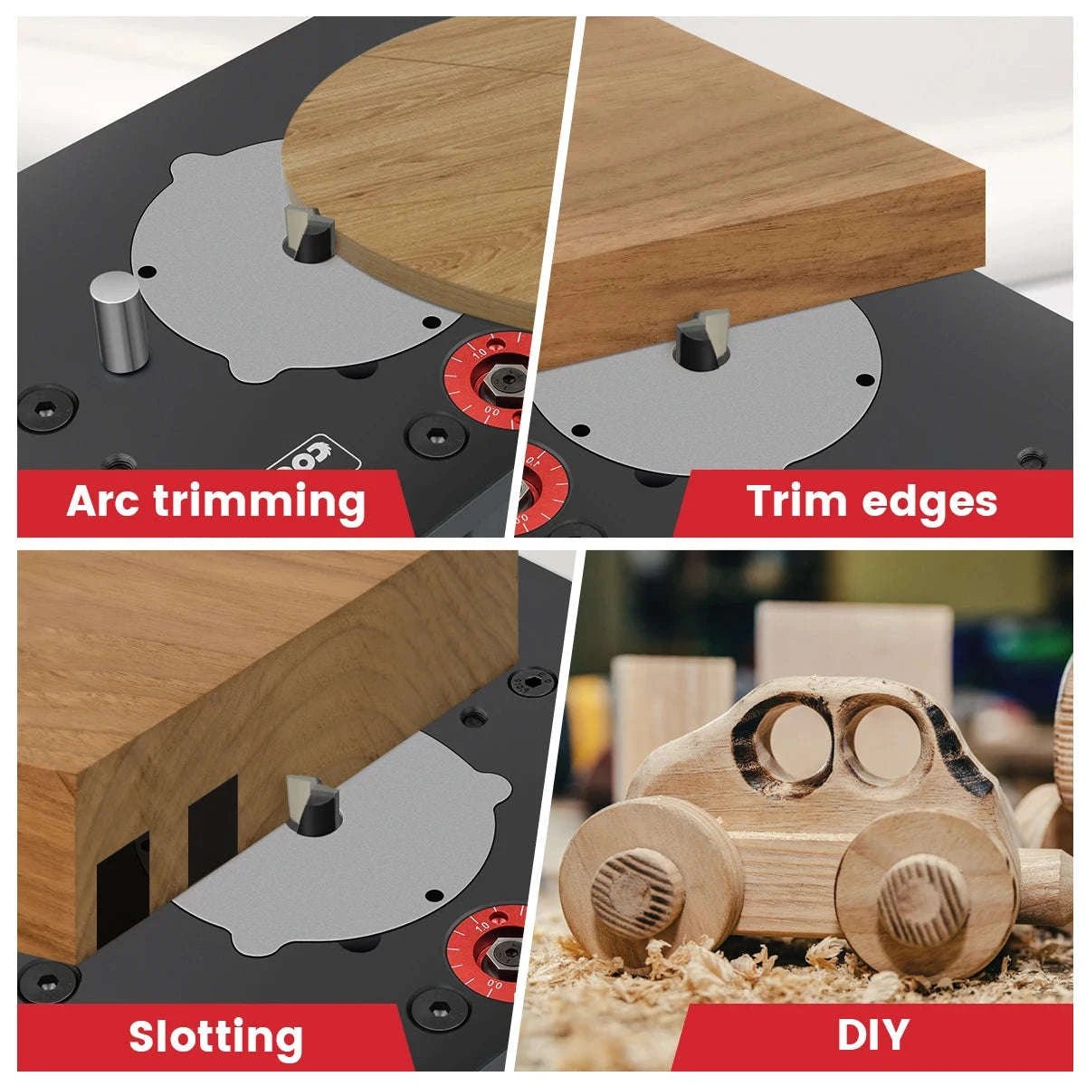 Router Lift for 65mm/69mm Wood Router Table Setup with Plate-gd709a-65 / Germany