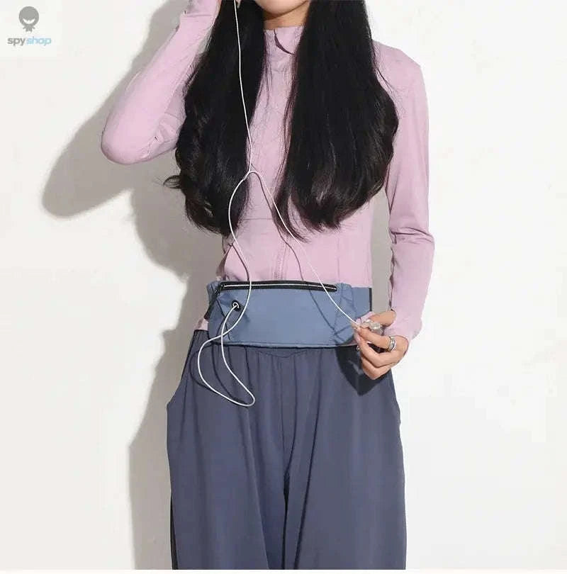 Running Waist Bag Sports Belt Pouch Mobile Phone Bag-Orange