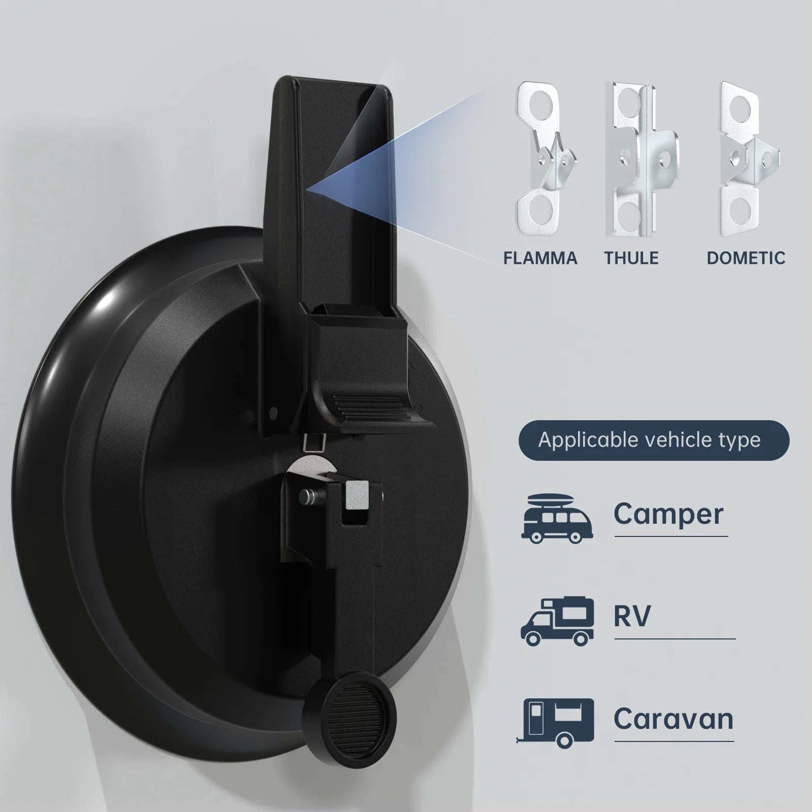 RV Awning Suction Foot Holder Bracket for Thule Fiamma Dometic-Default Title