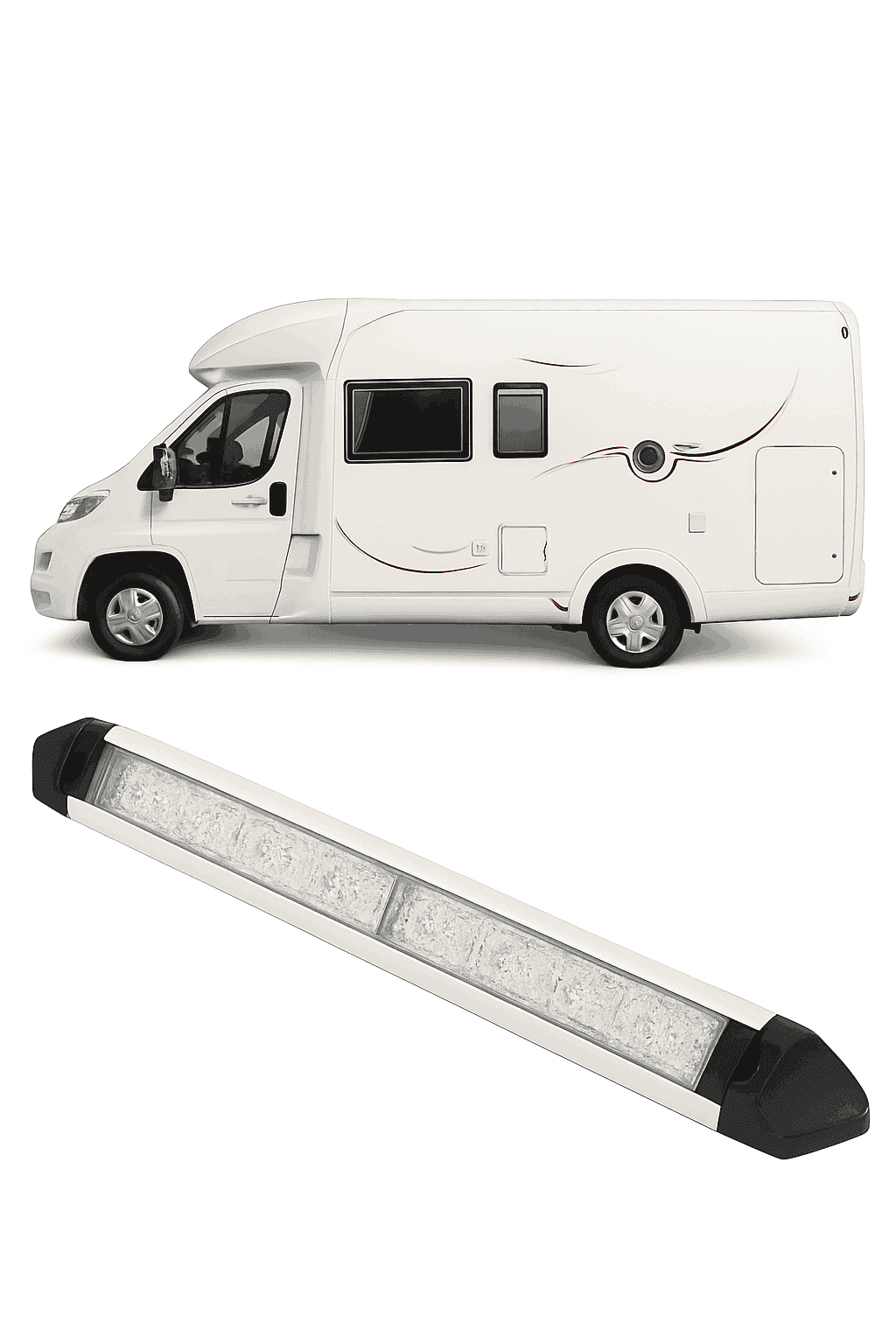 RV Camper LED Awning Light 12 LED Waterproof Outdoor Light Bar-12 LED