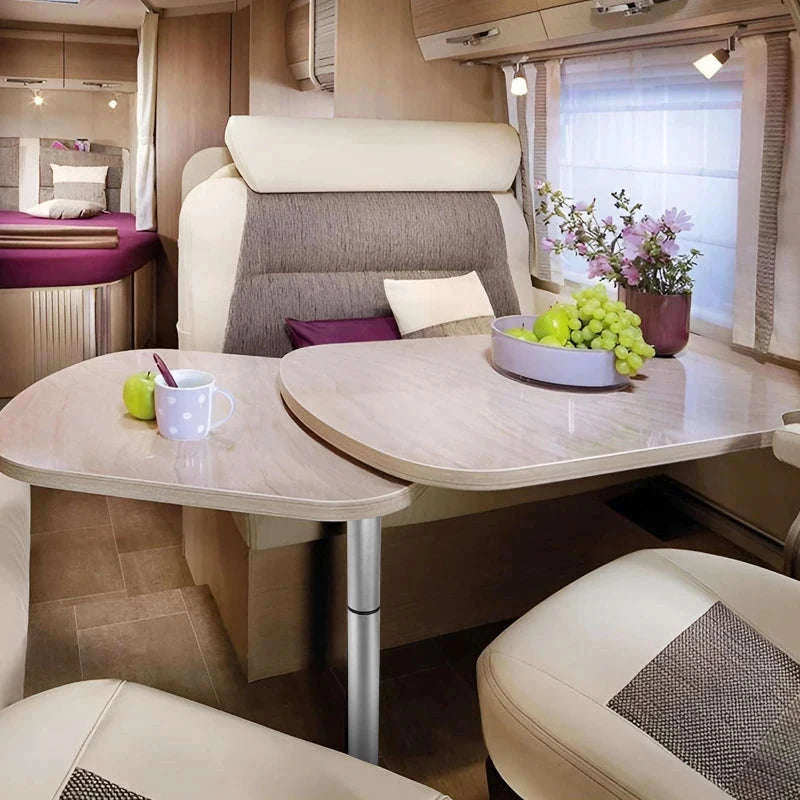 RV Double-Layer Swivel Table Legs with Tabletop Extension-United Kingdom