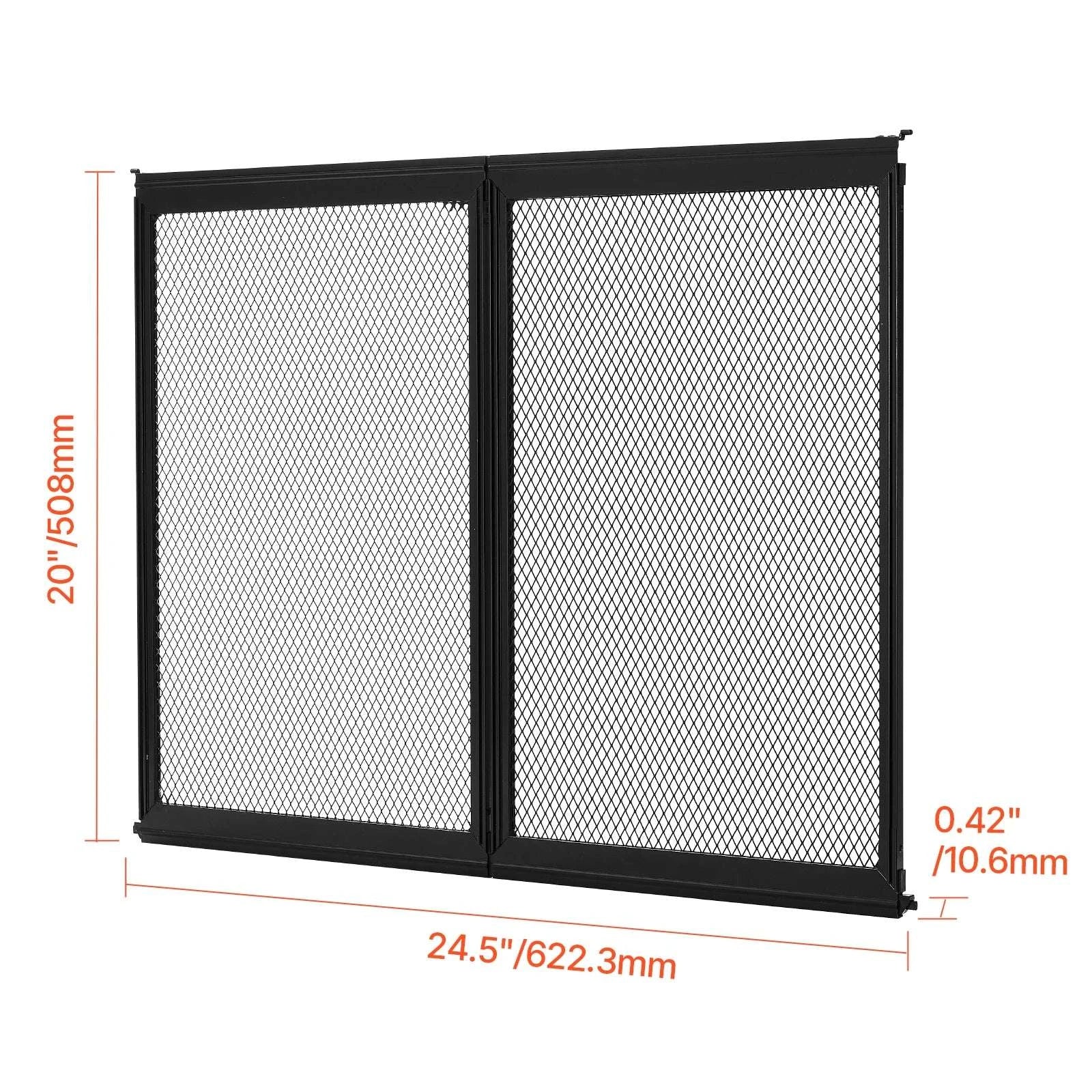 RV Screen Door Protector with Reinforced Mesh for Pets-W26.5in H20in / france