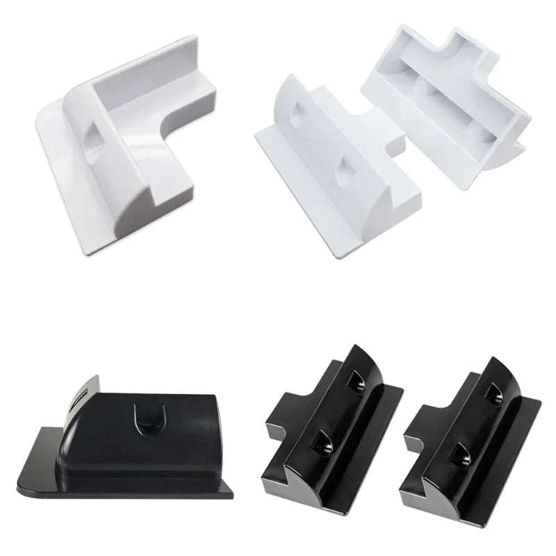 RV Solar Mounting Bracket Drill-Free Corner Kit-Black Corner Bracket