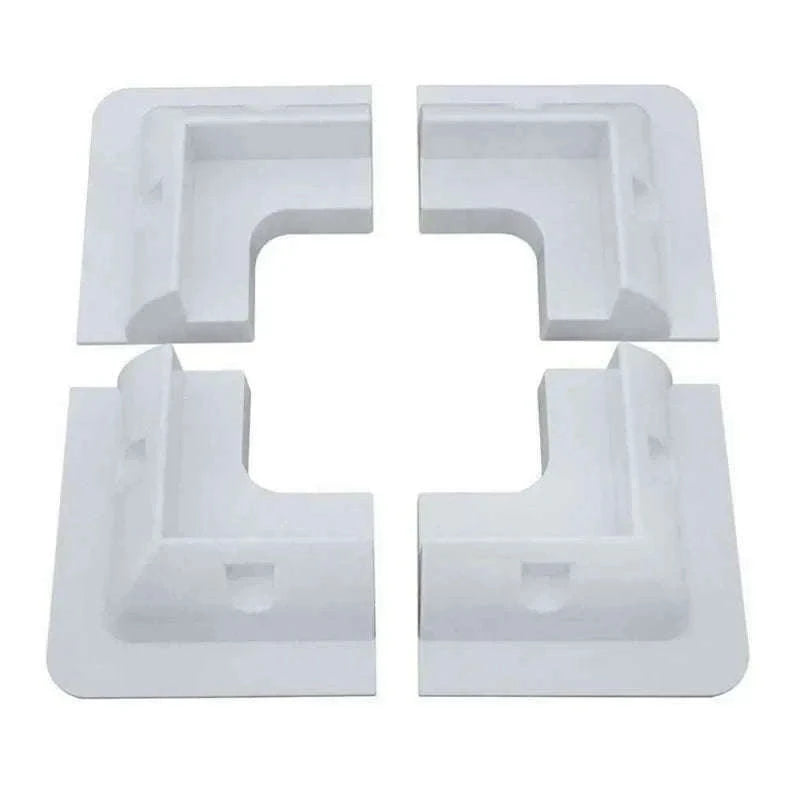 RV Solar Mounting Bracket Drill-Free Corner Kit-Black Corner Bracket