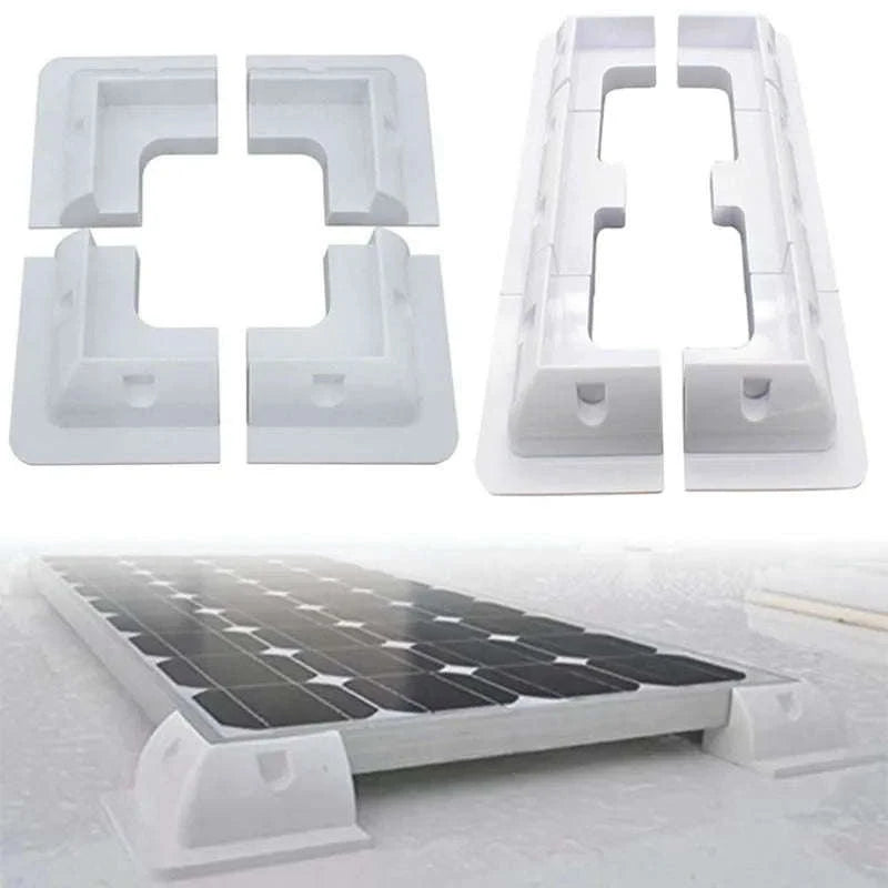 RV Solar Mounting Bracket Drill-Free Corner Kit-Black Corner Bracket
