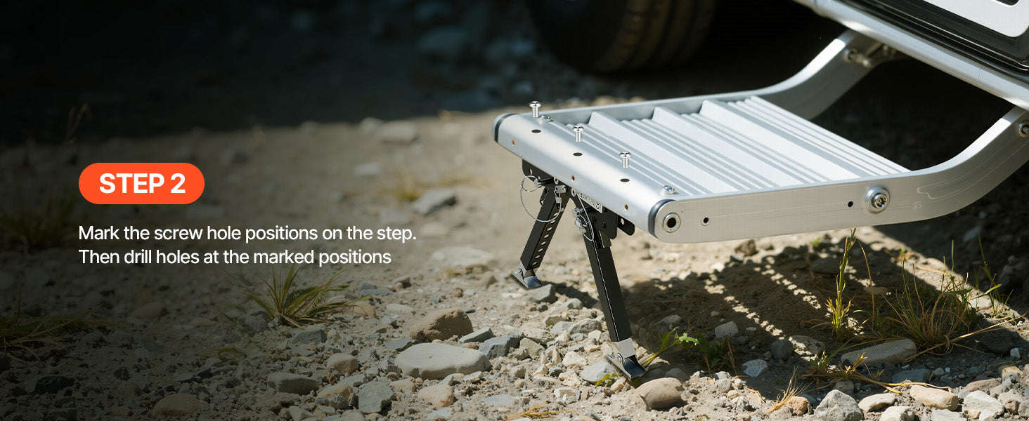 RV Step Stabilizer Height Adjustable Camper Stair Stabilizer for 5th Wheels and Travel Trailers-3-15inch / United States