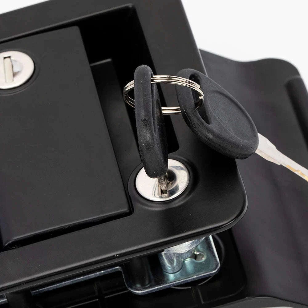 RV Trailer Camper Entry Door Lock Replacement with Deadbolt-Black