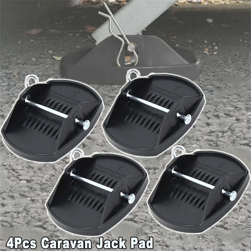RV Trailer Jack Pads 4-Piece Support Adapters-4PCS / CZECH REPUBLIC
