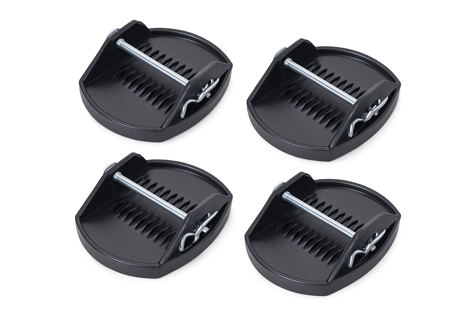 RV Trailer Jack Pads 4-Piece Support Adapters
