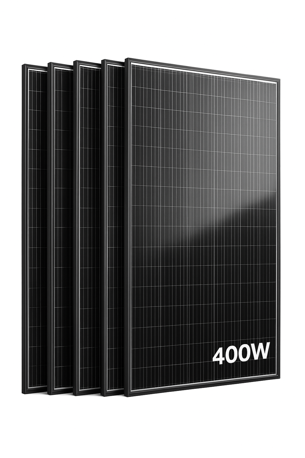 400W 200W 100W N-Тип 18BB Монокристален соларен панел