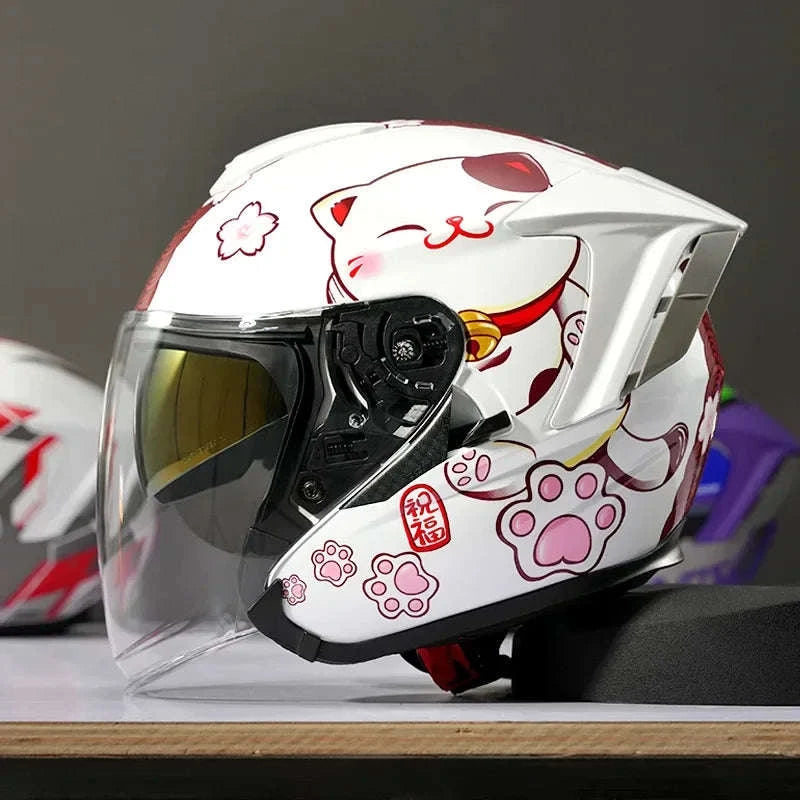 Ryzen RO-5 Unisex Half Motorcycle Helmet-RO-5-K / XL