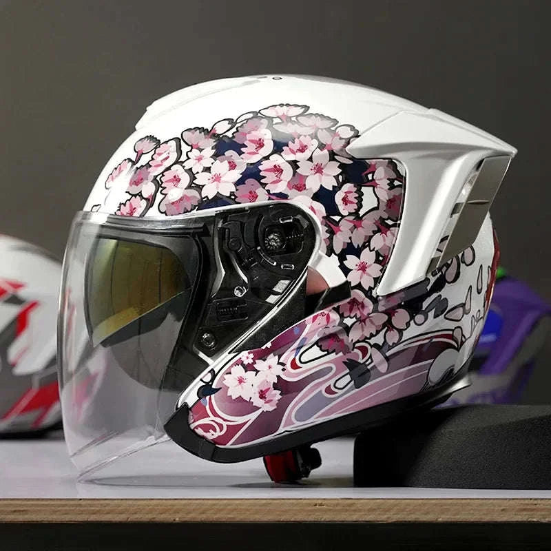 Ryzen RO-5 Unisex Half Motorcycle Helmet-RO-5-K / XL