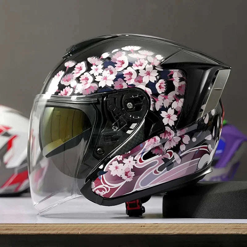 Ryzen RO-5 Unisex Half Motorcycle Helmet-RO-5-K / XL
