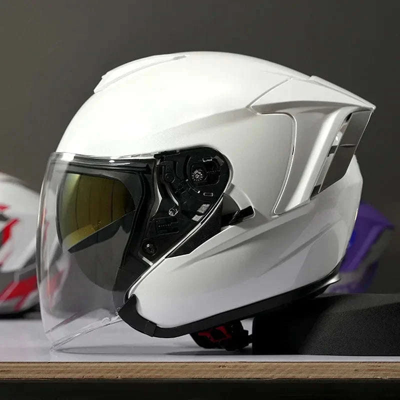 Ryzen RO-5 Unisex Half Motorcycle Helmet-RO-5-K / XL