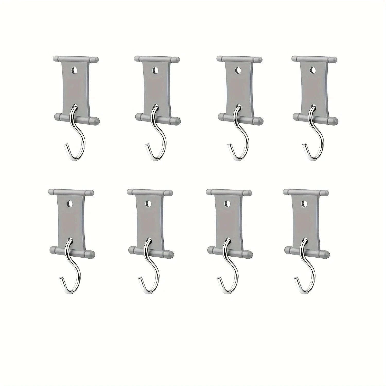 S-Shaped Camping Awning Hooks Clips for RV Tent Hangers-4pcs