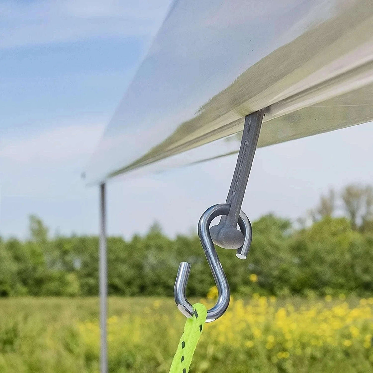 S-Shaped Camping Awning Hooks Clips for RV Tent Hangers-4pcs