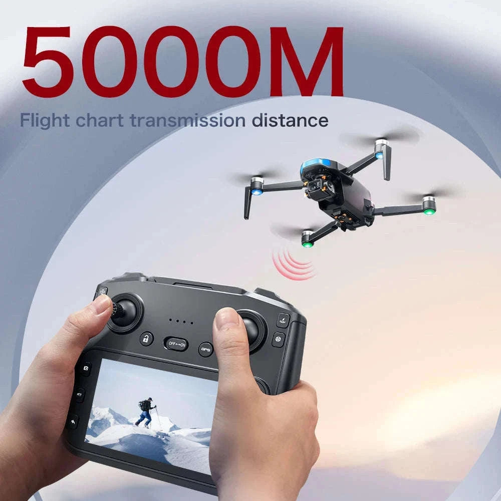 S-X1 MAX GPS Drone with 4K Gimbal Camera and Display Remote-S-X1 Black