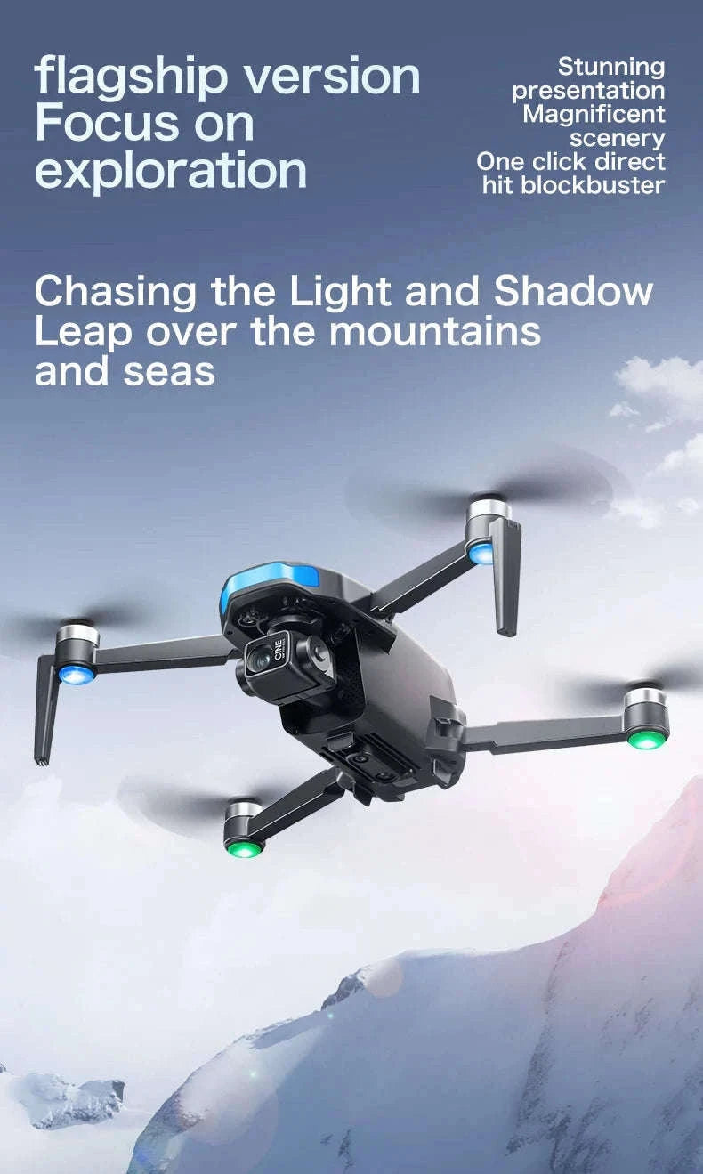 S-X1 MAX GPS Drone with 4K Gimbal Camera and Display Remote-S-X1 Black