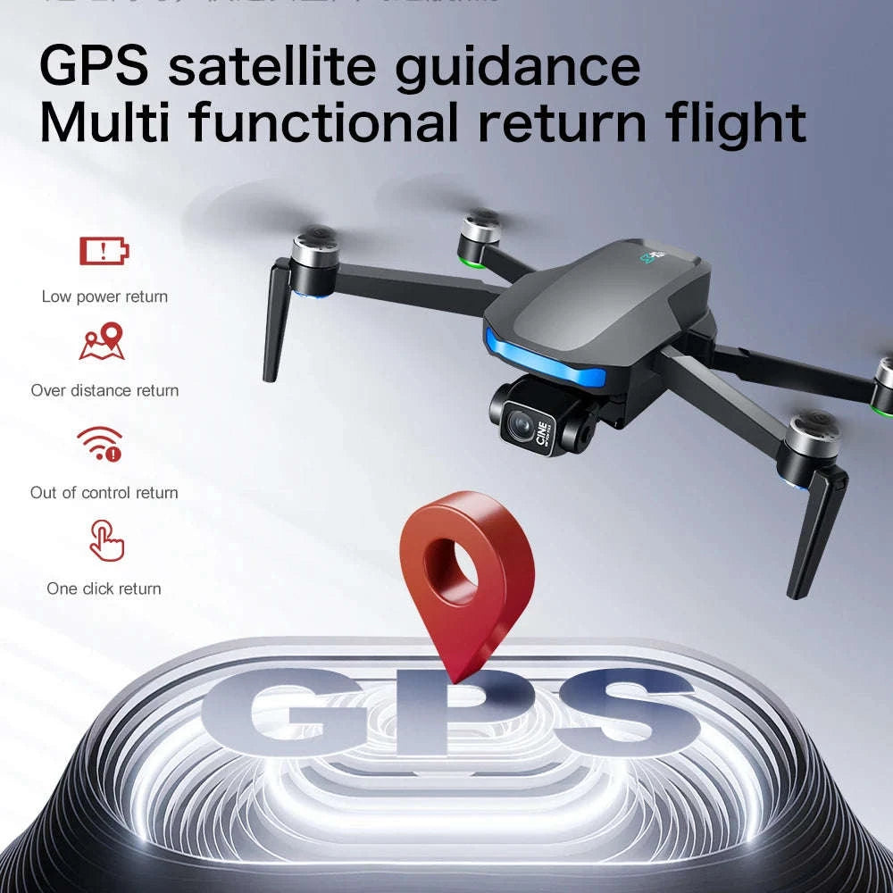 S-X1 MAX Professional GPS Drone with 4K Gimbal Camera-S-X1 Black