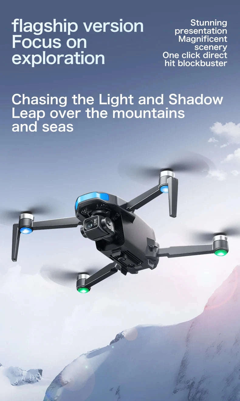 S-X1 MAX Professional GPS Drone with 4K Gimbal Camera-S-X1 Black